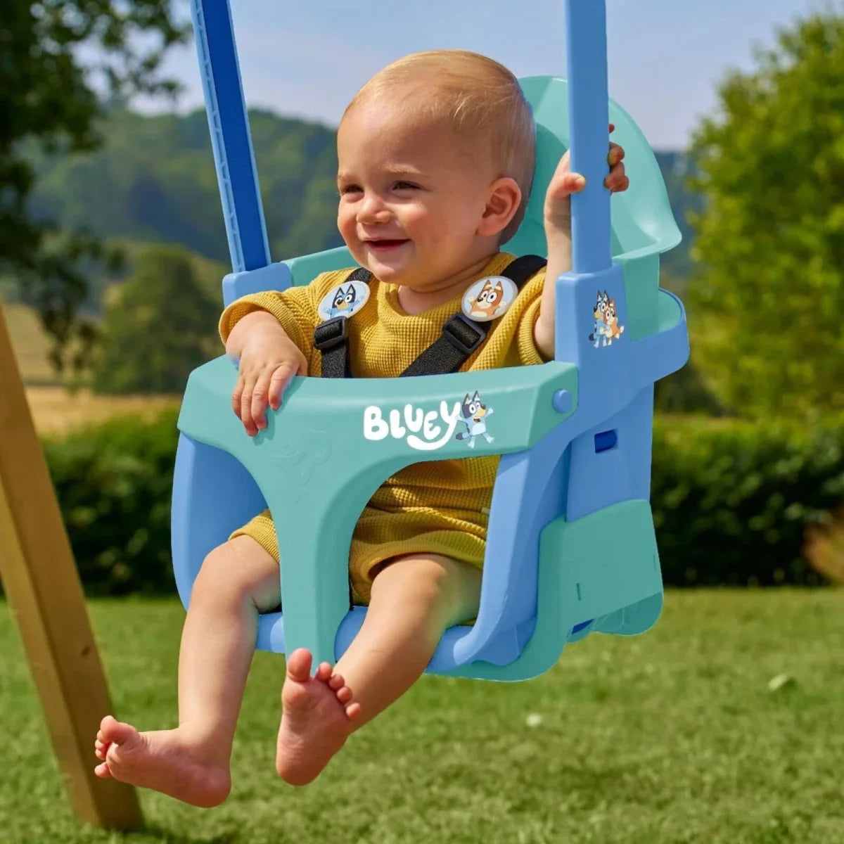 TP Metal Double Swing Set with Bluey Quadpod