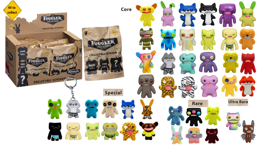 Fuggler Mystery Keychain Blind Bag – Creepy Cute Monster Figure by Snaps