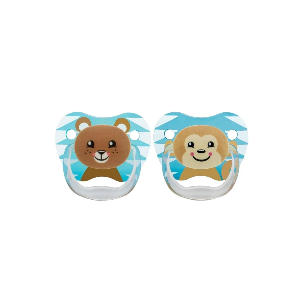 Dr. Brown's Prevent Soothers Animal Faces 6-18 months Assorted - Blue