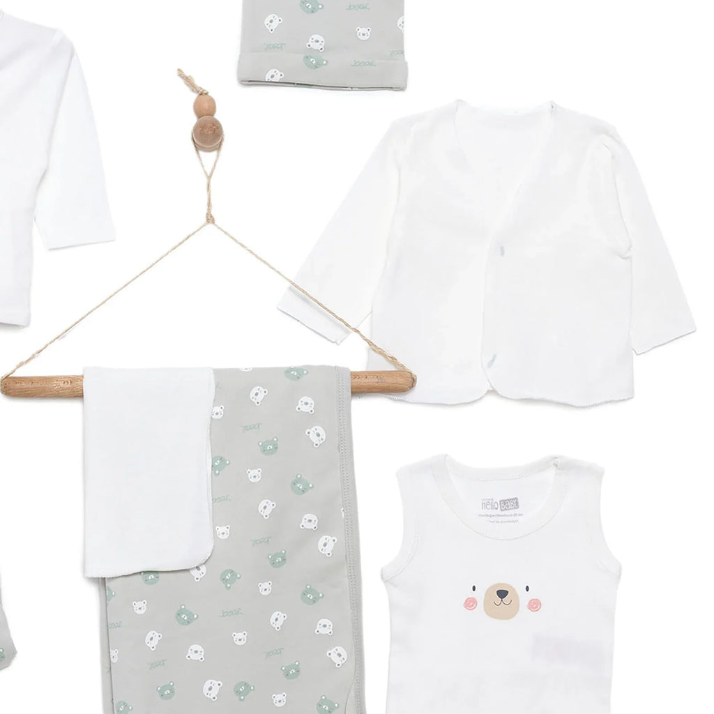 HelloBaby Boy 10pcs Newborn Set - Green