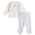 Bebetto Boys Sweatshirt & Footed Bottom Set Long Slee - Blue