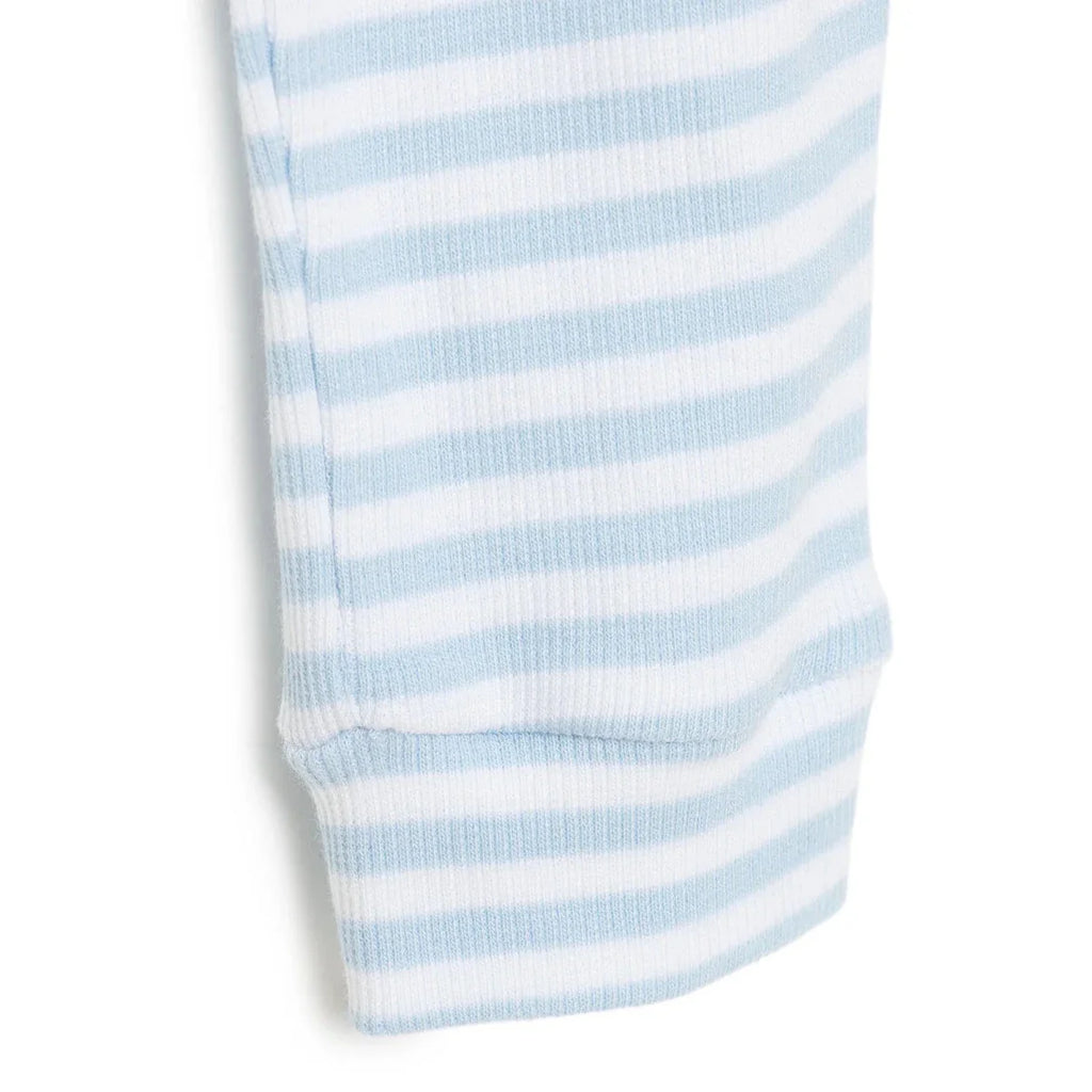 HelloBaby Boys Romper Crew Neck - Blue