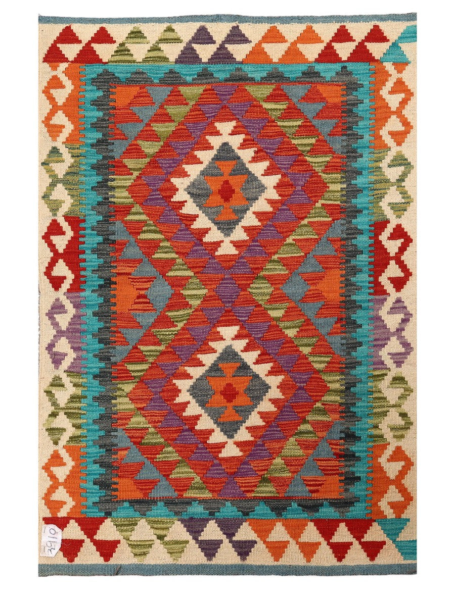 Maimana Kilim - 126 x 83 cm