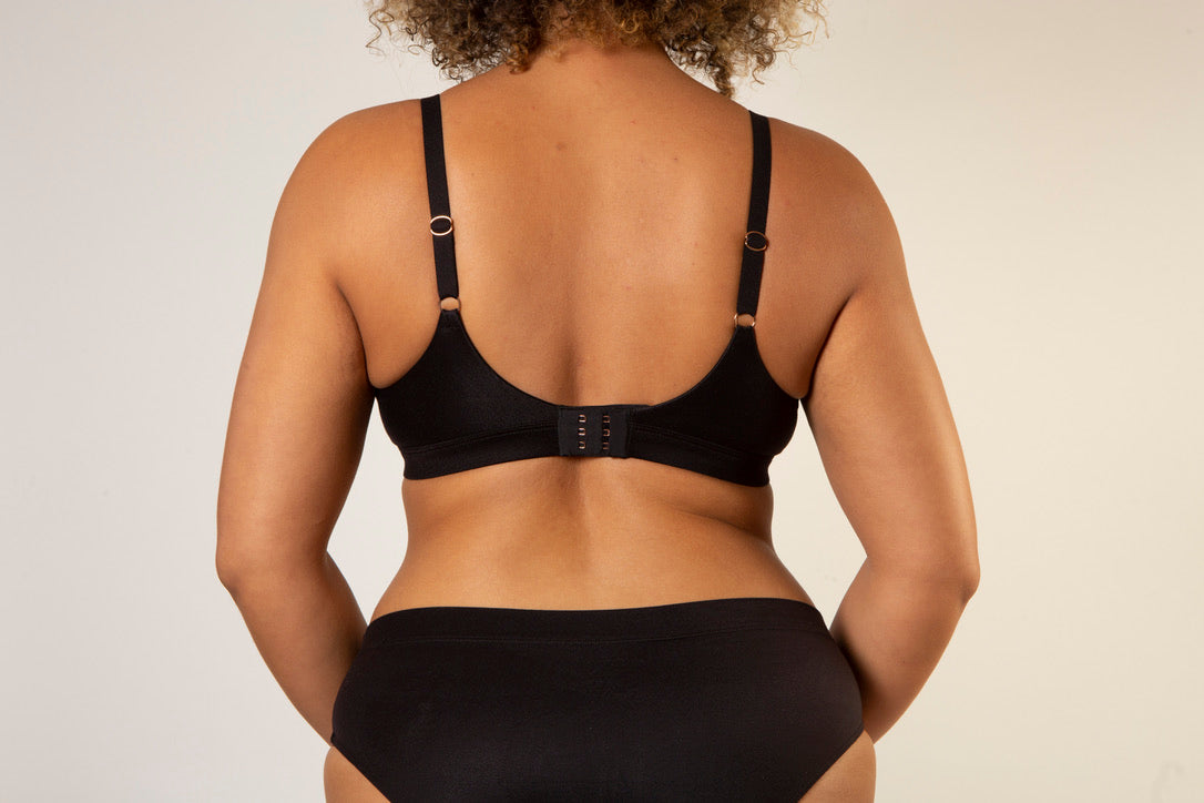 Freedom Underwear Seamless Wireless Freedom Bra - Black Bralette