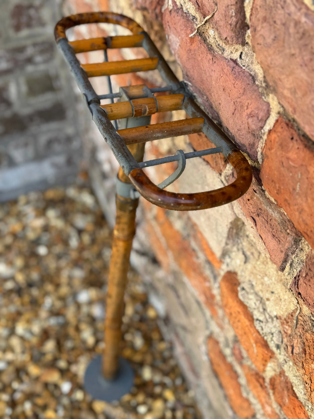 Antique Victorian Bamboo shooting stick /sporting cane
