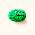 LuLuFun Studio Dark Green Crocodile Plush Charm – Handmade Fleece Toy