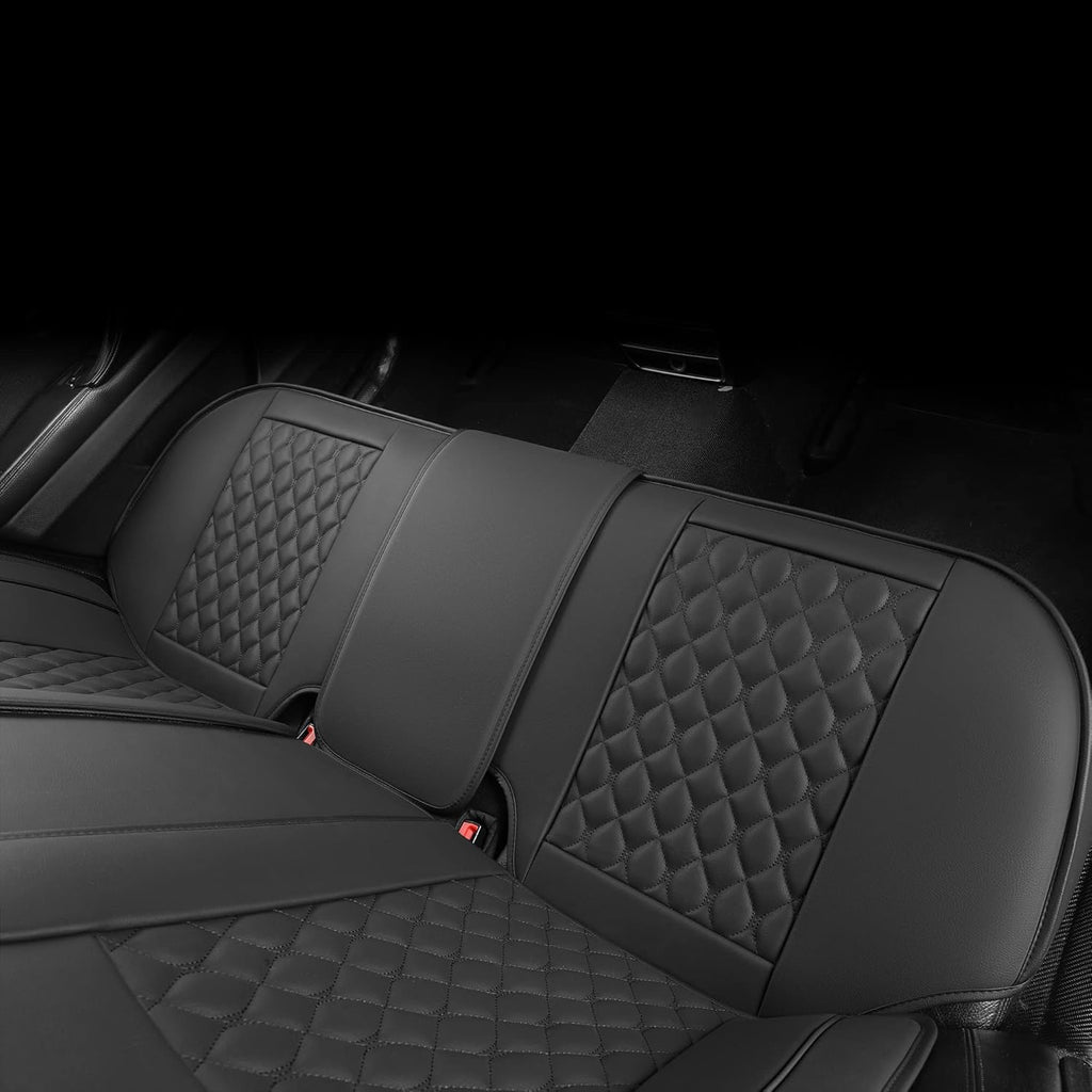 Vankerful Universal PU Leather Car Seat Covers for SUVs & Sedans