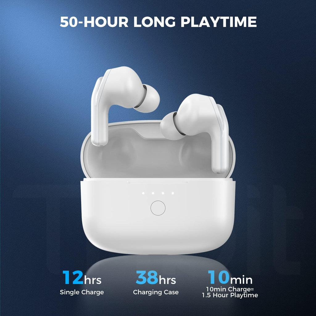 Tribit FlyBuds C1 Wireless Earbuds | Bluetooth 5.2 | 50H Playtime