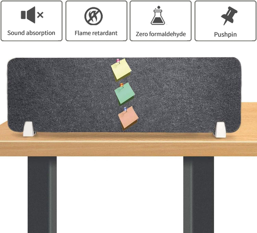 Nisorpa Acoustic Desk Divider | 40x12 Inch Noise Reducing Privacy Panel