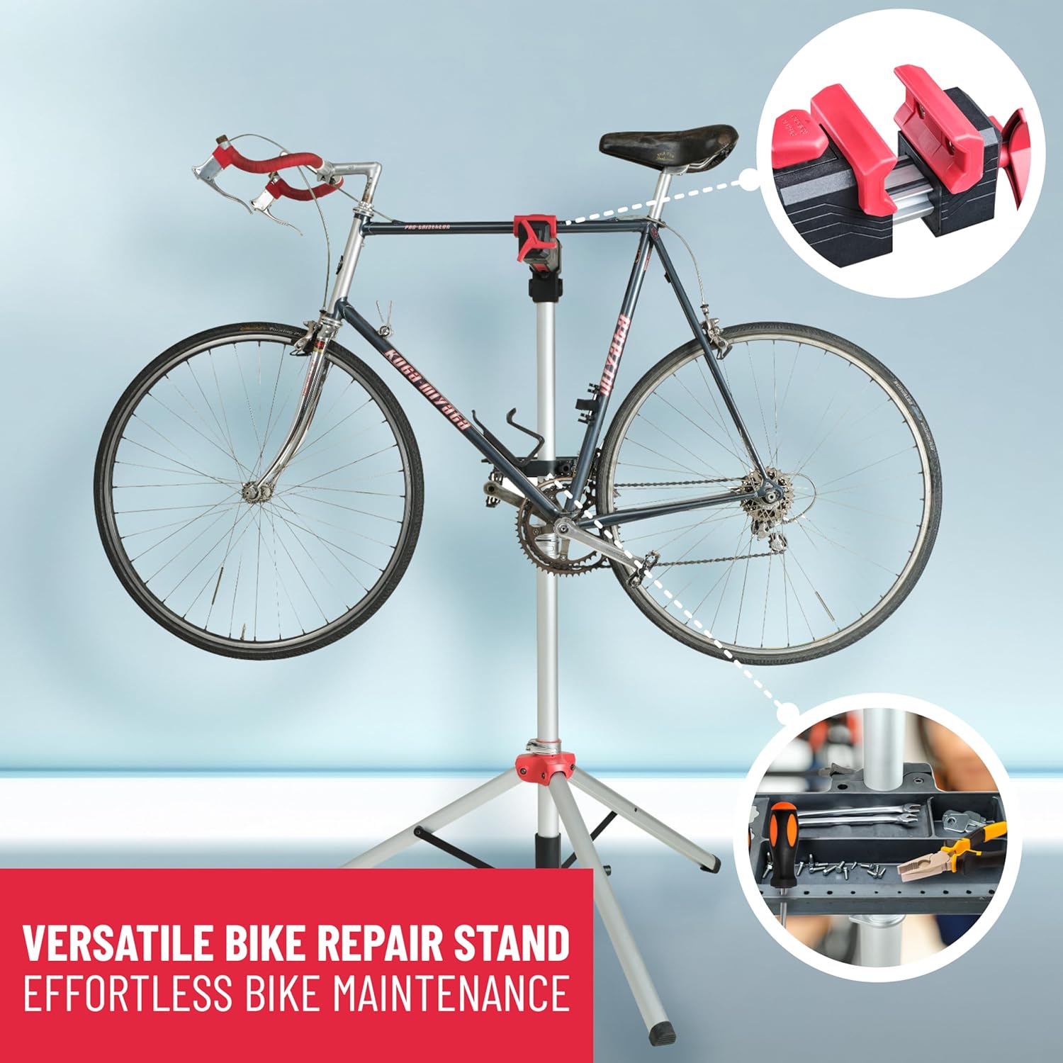 Pro Bike Tool Adjustable Bike Repair Stand - Heavy Duty Metal Workstand