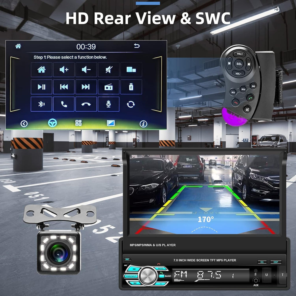 Massive Discounts 7" Single Din Car Stereo | CarPlay & Android Auto