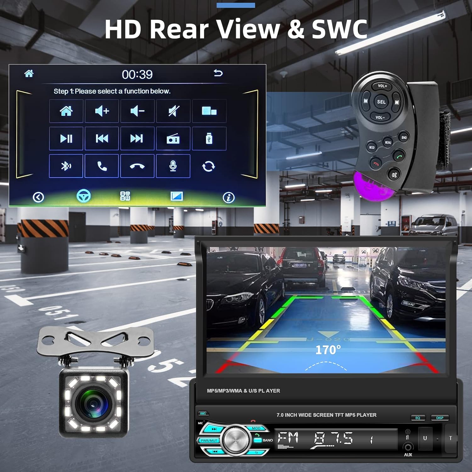 Massive Discounts 7" Single Din Car Stereo | CarPlay & Android Auto