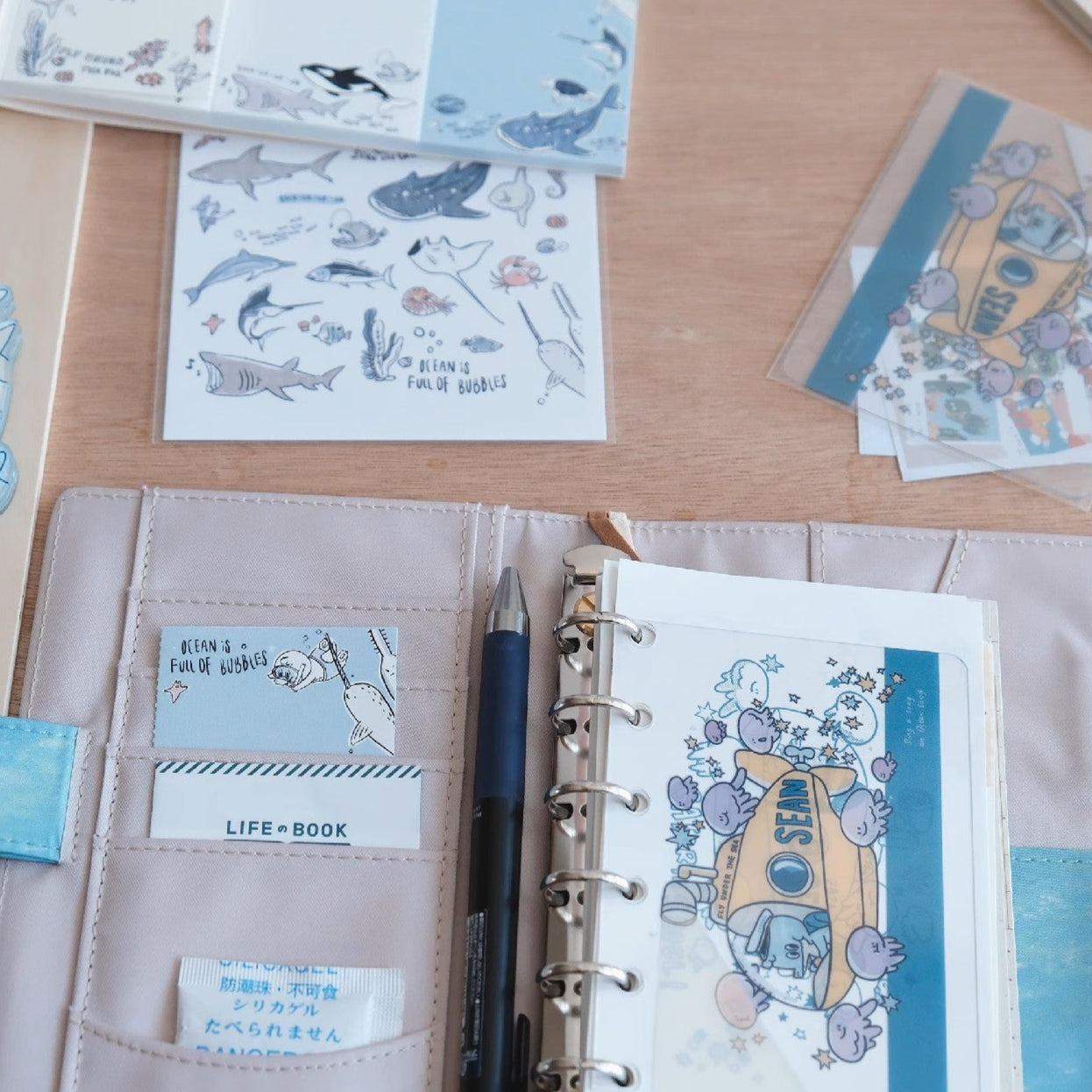 LuLuFun Studio Botanical Memo Notepad | Hand-Painted Floral Sticky Notes