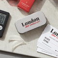London Brow Lash Shield Racing Storage Tin | Durable Metal Organizer