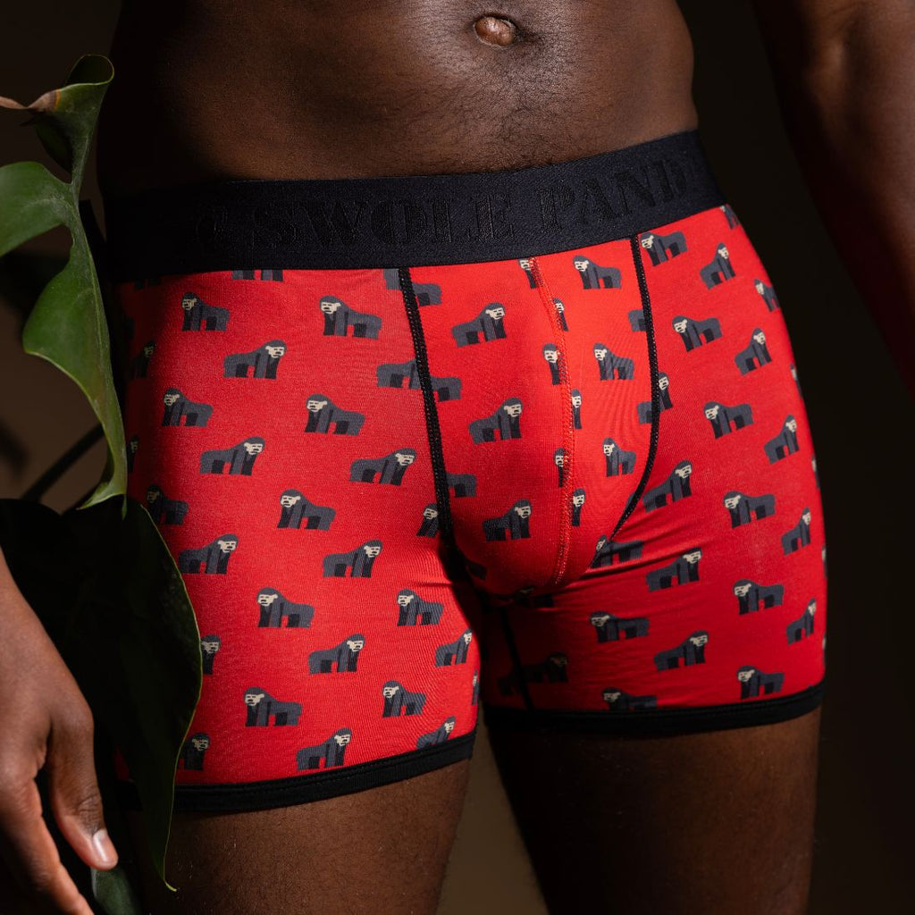 Swole Panda Bamboo Boxers – Breathable Anti-Chafe Men's Underwear