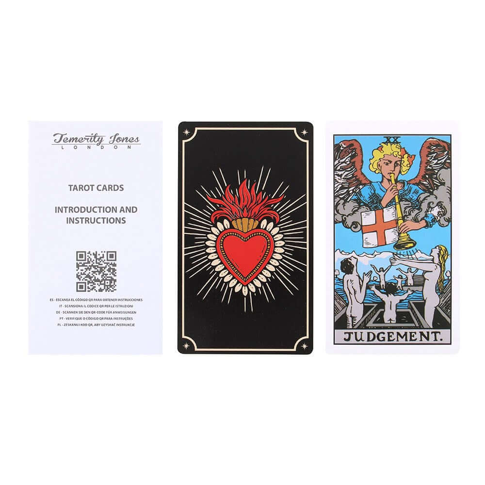 Kate's Clothing Sacred Heart Tarot Cards – 78 Card Gothic Gift Set
