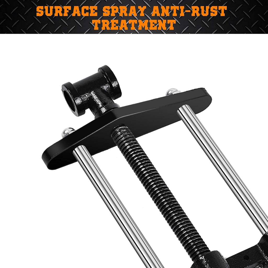 Massive Discounts 10.5" Steel Front Vise – Heavy Duty Woodworking Clamp