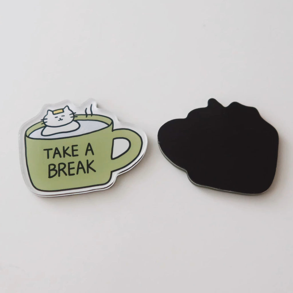 LuLuFun Studio Kitty Daily Life Magnetic Memo Pads - 50 Cat Stationery Notes