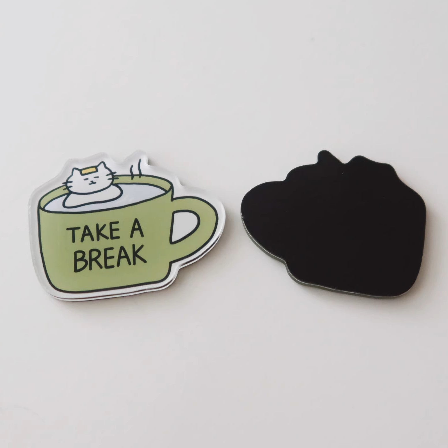 LuLuFun Studio Kitty Daily Life Magnetic Memo Pads - 50 Cat Stationery Notes