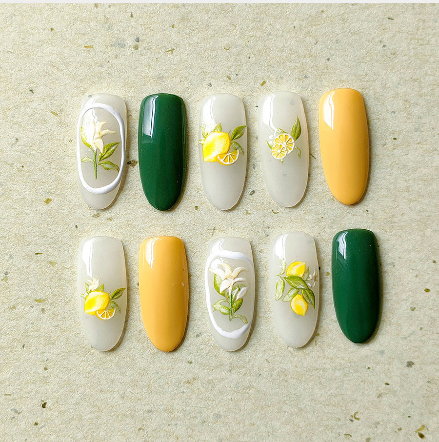 Summer Lemon Nail Deco Stickers – LuLuFun Studio Ultra-Thin Decals