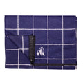 Swole Panda Blue Check Bamboo Scarf – Sustainable & Breathable Neckwear
