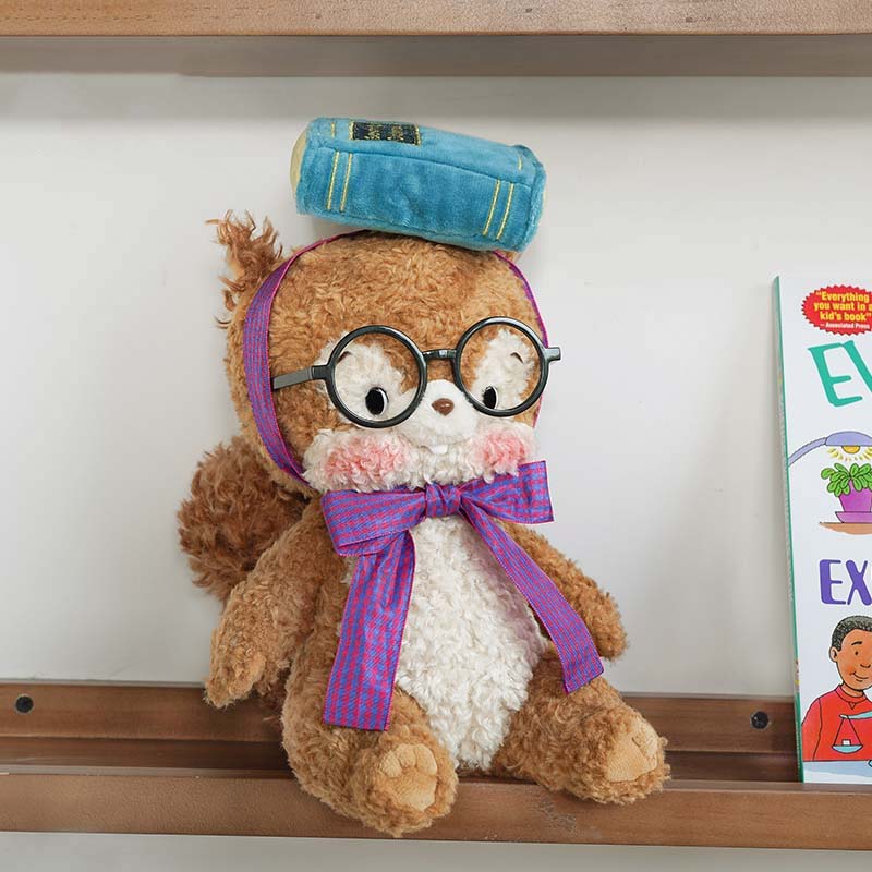 LuLuFun Studio Bobotta Squirrel Plush Toy – 25cm Stuffed Animal Gift Set
