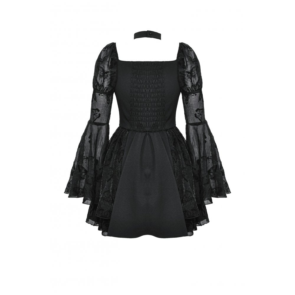 Dark in Love Blanche Butterfly Dress – Victorian Gothic Lace Gown