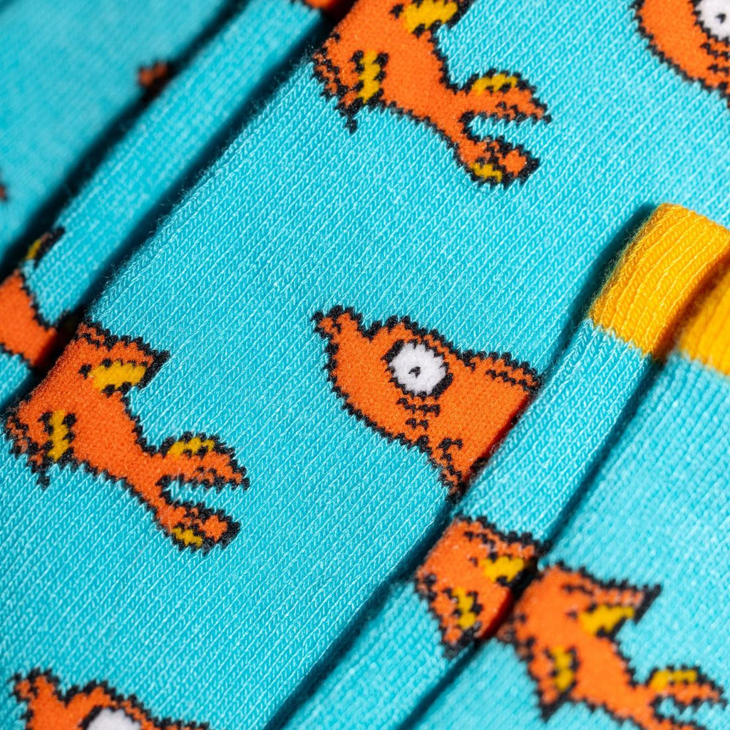 Swole Panda Children's Guppy Fish Bamboo Socks – Seamless & Breathable
