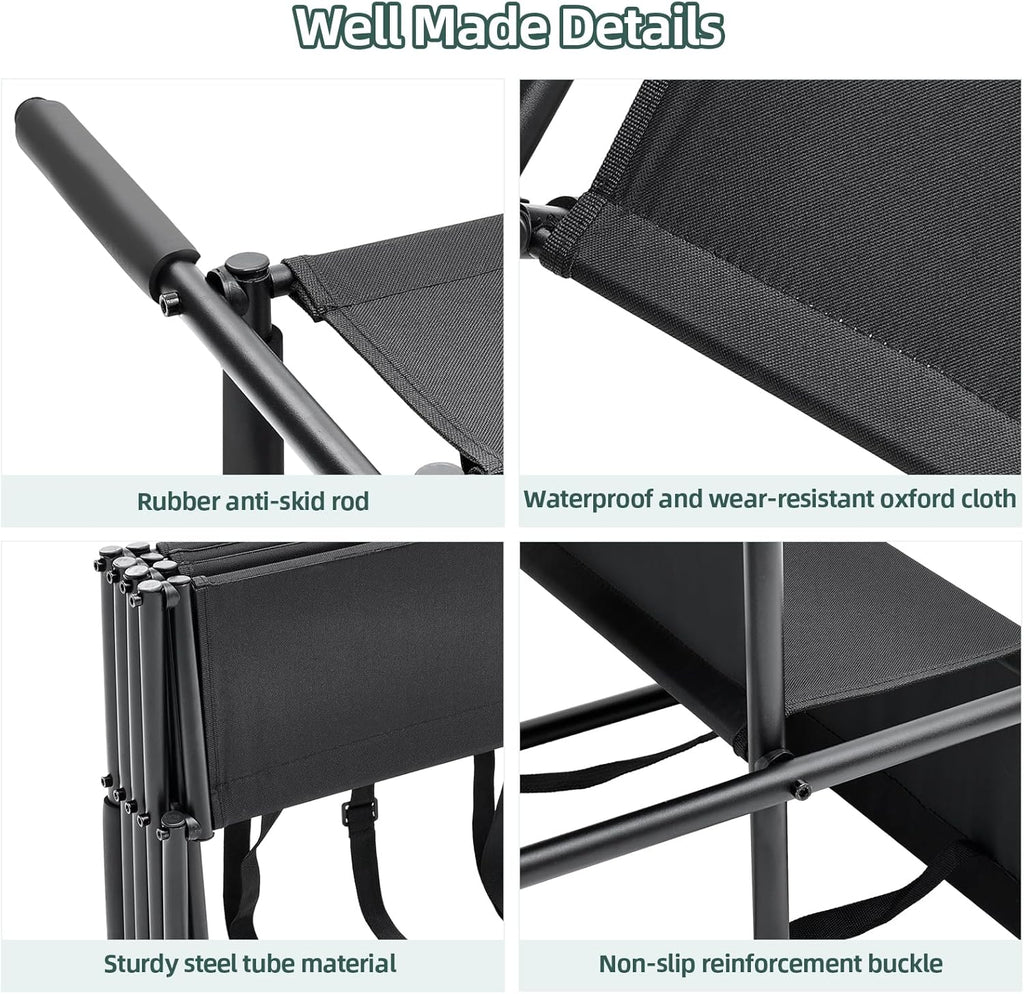 Fellie Foldable Dog Ramp – Adjustable Non-Slip Pet Steps for Cars, 176lbs