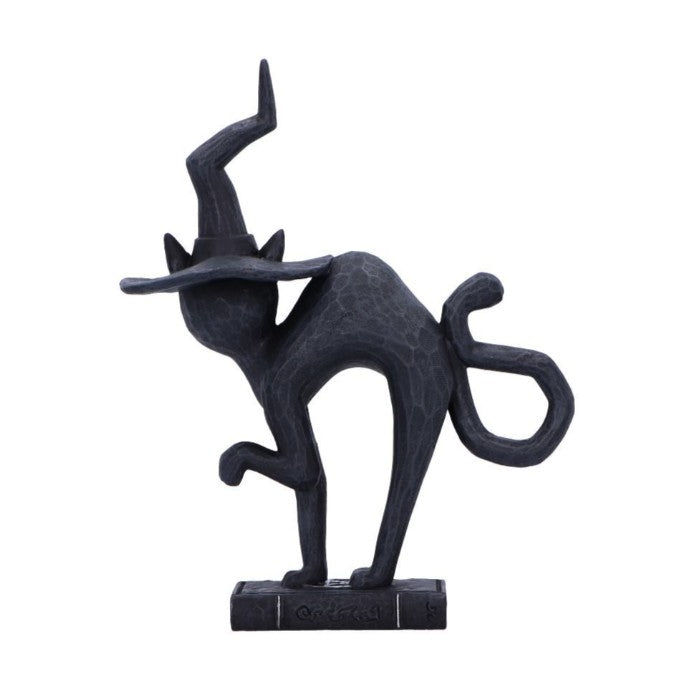 Nemesis Now Hex Black Cat Figurine – Gothic Witch Hat Statue (15.2cm)