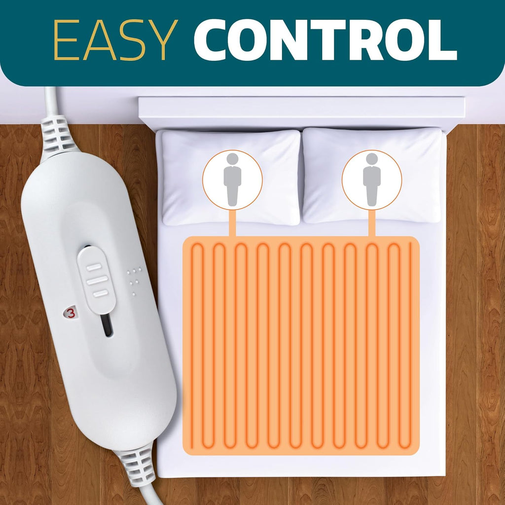 Dreamcatcher King Electric Blanket | 3 Heat Settings | Soft Polyester