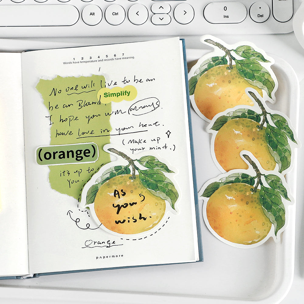 Fruit Shop Sticky Notes by LuLuFun Studio – Cute 30 Sheet Paper Pad