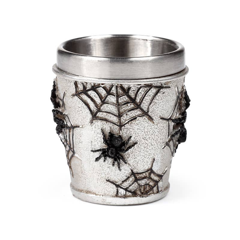 Kate's Clothing Spider Web Shot Glass – Resin and Stainless Steel
