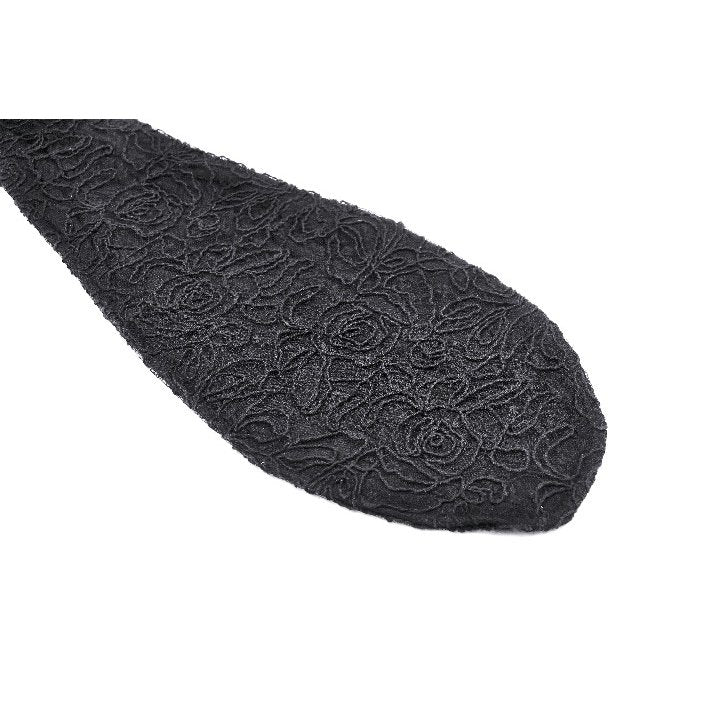 Dark in Love Elowen Black Gothic Lolita Rabbit Ear Bonnet | Rose Lace