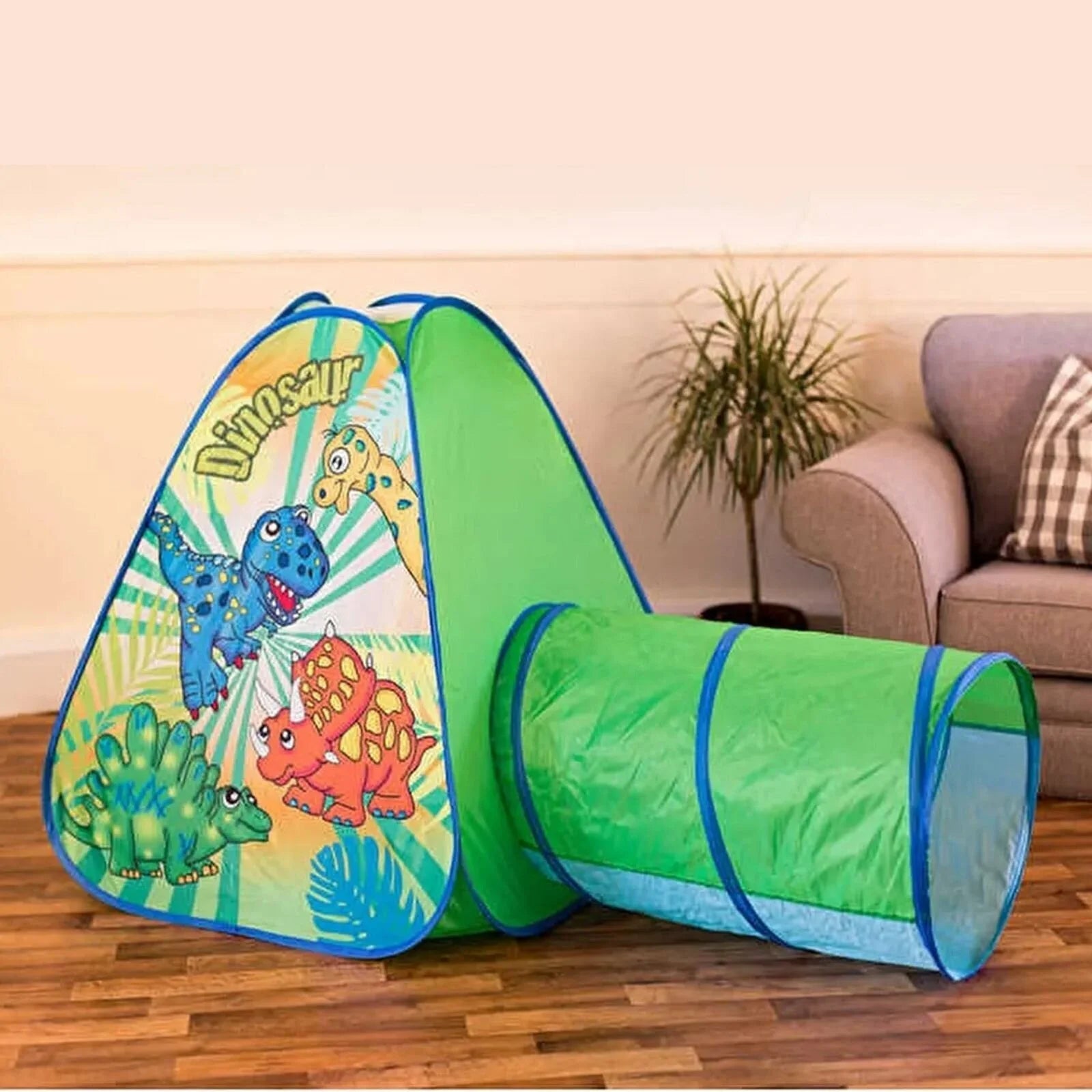 H Grossman Dino Play Tent & Tunnel