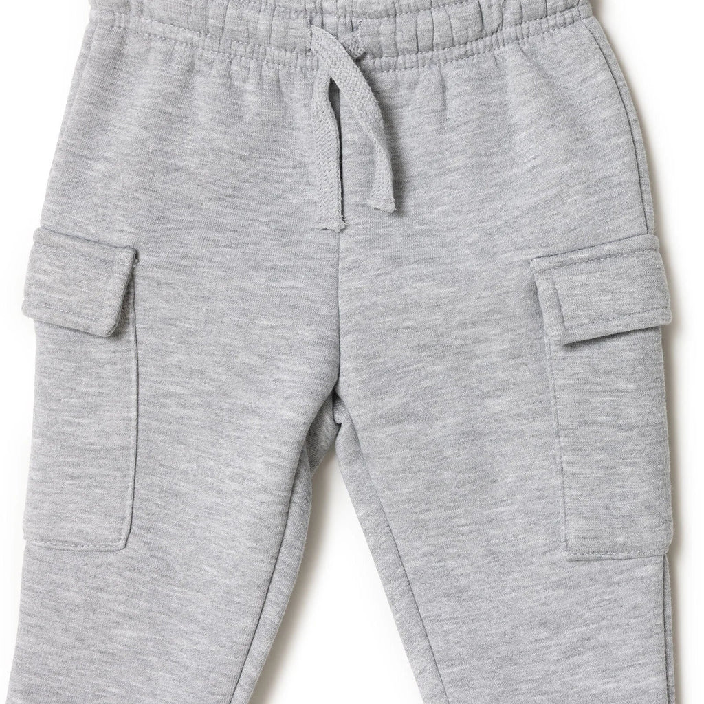 HelloBaby Basic Baby Boy Leggings - Grey Melange