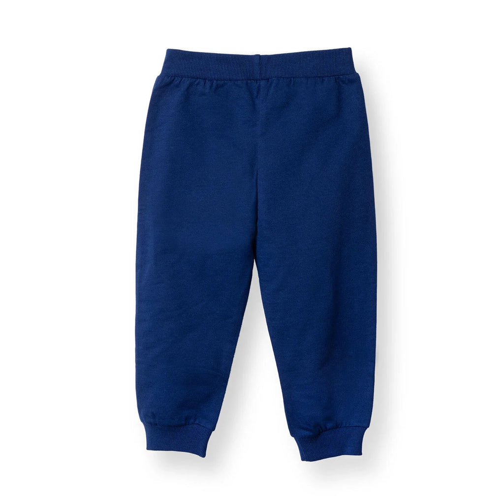 HelloBaby Boys Joggers Lace-up Basic  Long Leg - Navy Blue