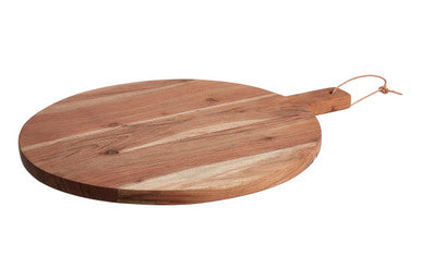 Orsina Socorro Large Round Acacia Wood Chopping and Serving Board
