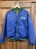 Original 90s Sonneti Bomber Jacket Reversible Rave Coat Unisex Men’s Womens