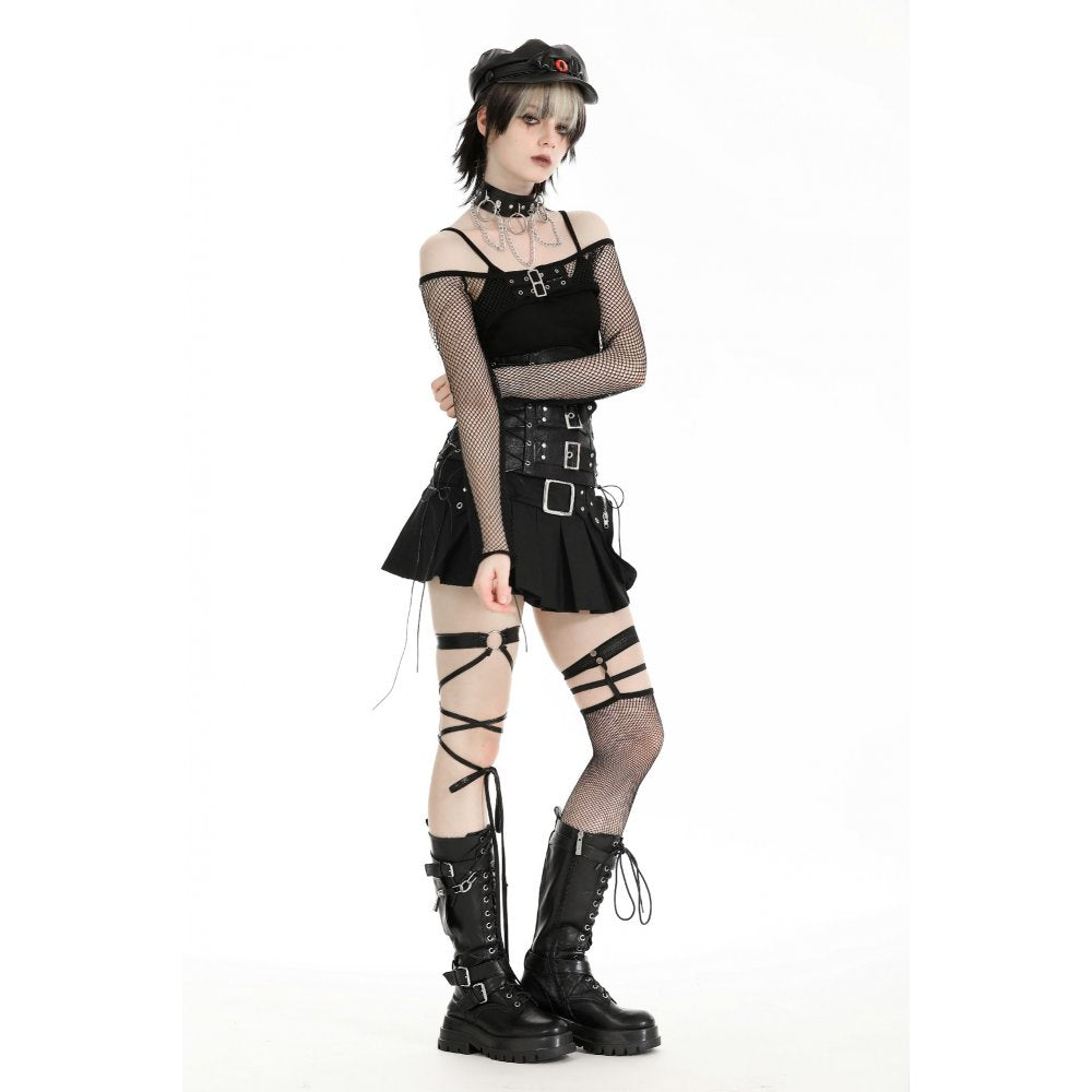 Dark in Love Oriana Fishnet Sleeves – Off-the-Shoulder Gothic Accessory