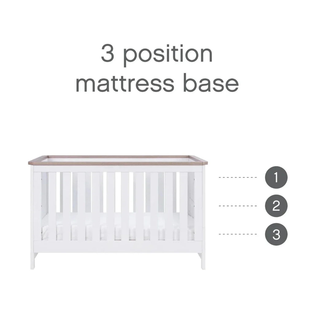 Tutti Bambini Verona 3 pcs Room Set - White/Oak