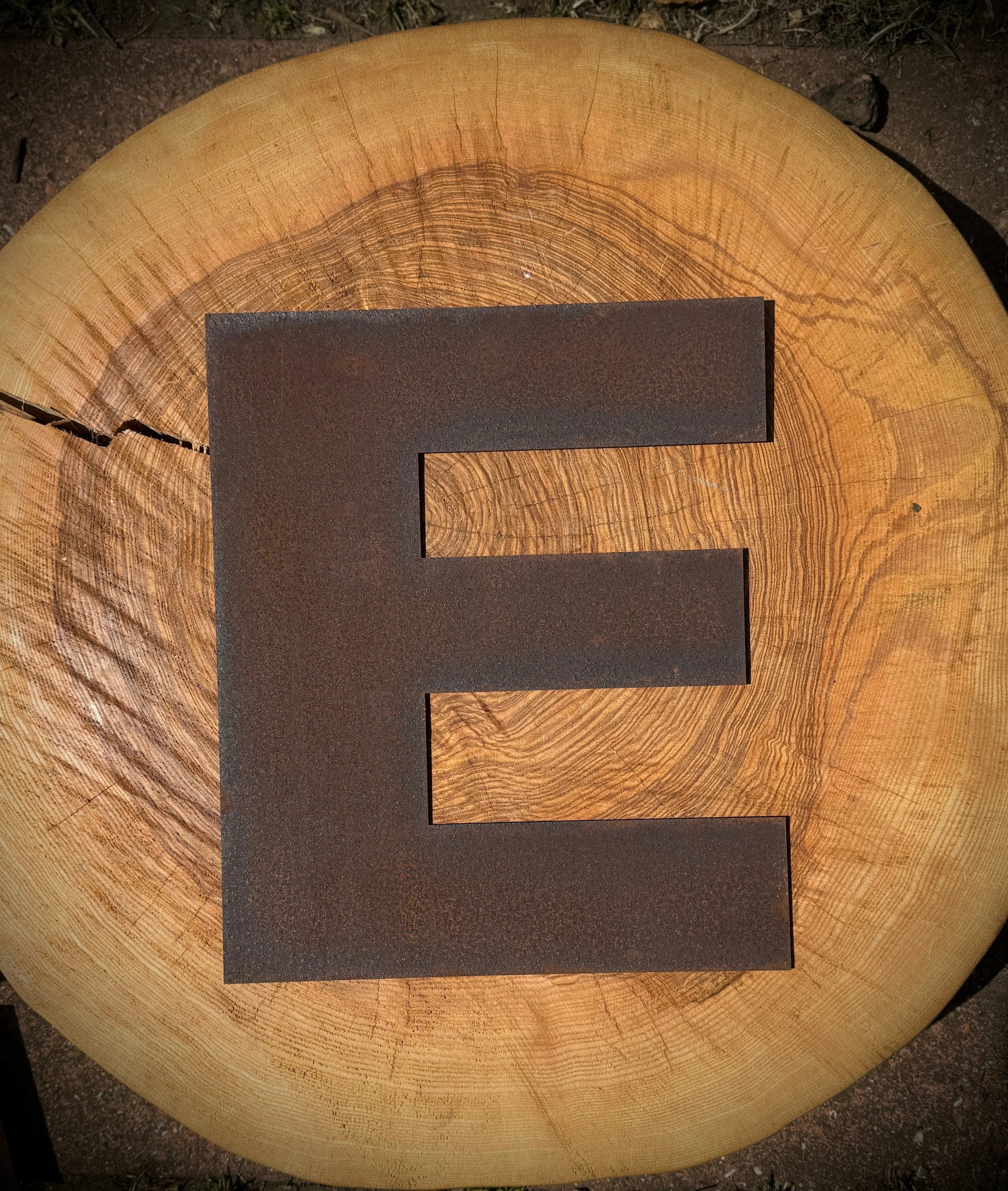Rustic Warehouse Norfolk 5" Rusty Metal Alphabet Letters – Steel Wall Decor