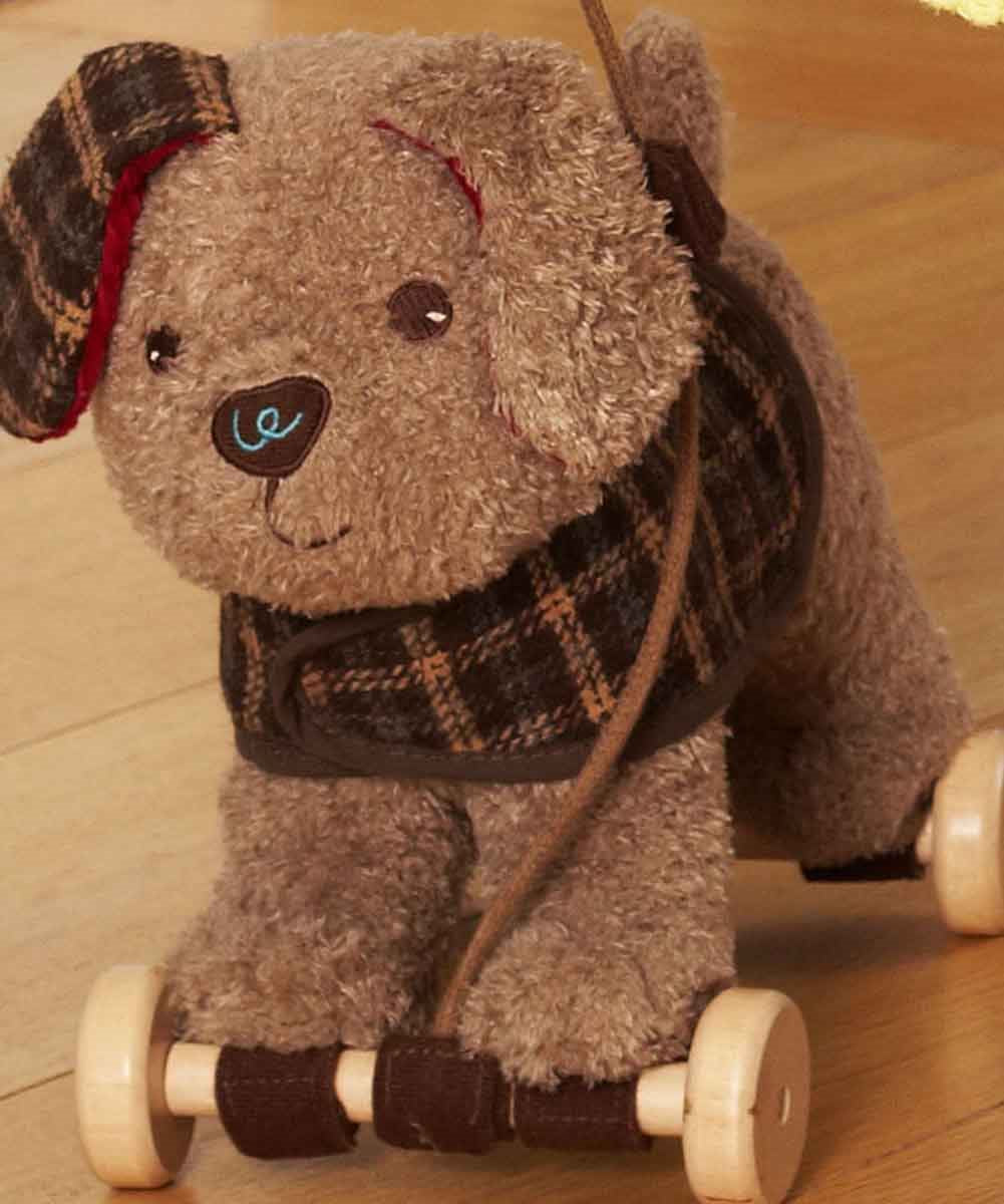 Little Bird Told Me Percy Pup 2-in-1 Pull Along Toy