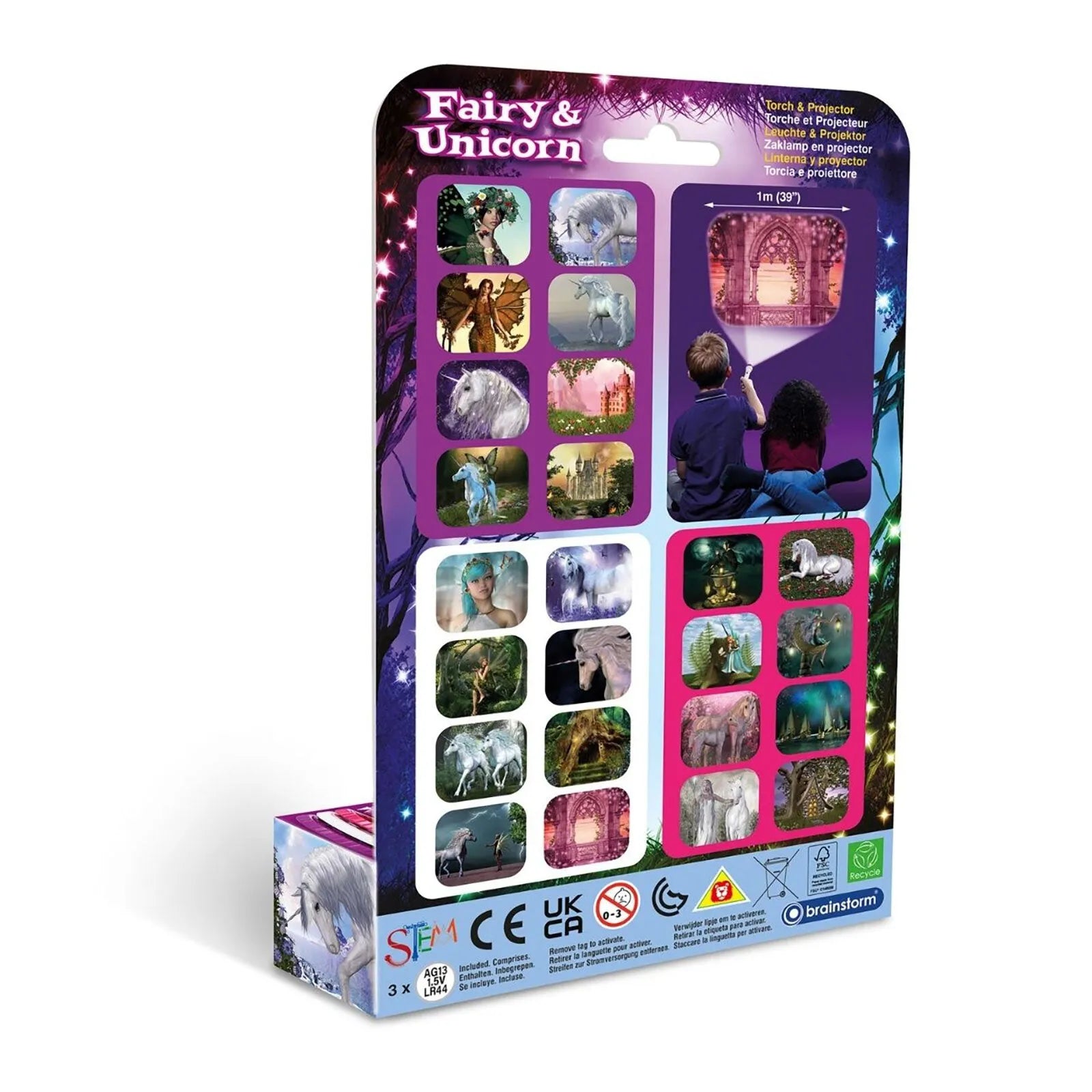 Brainstorm Torch and Projector - Fairy & Unicorn
