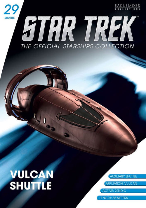 #29 Vulcan Shuttle Shuttlecraft Model Diecast Ship (Eaglemoss / Star Trek)