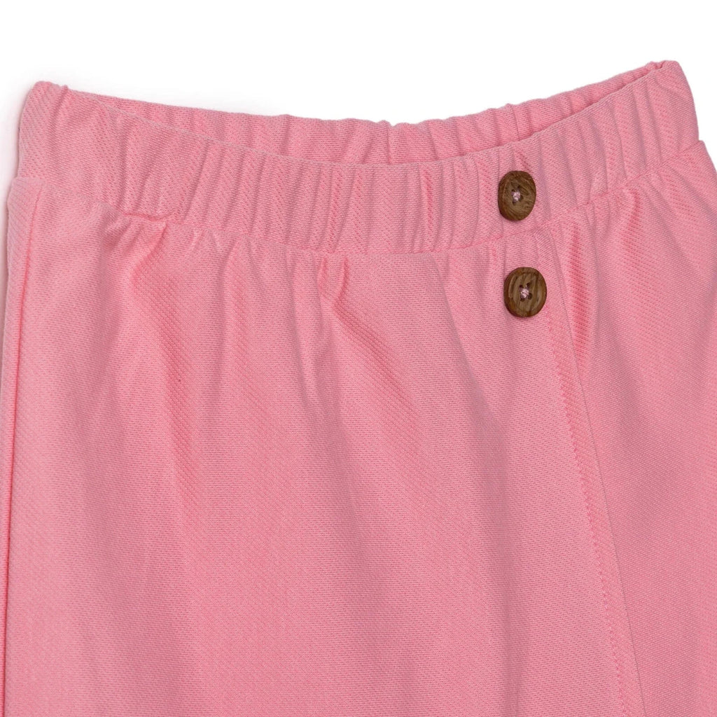 HelloBaby Girls Shorts with Buttons  Short Leg - Pink