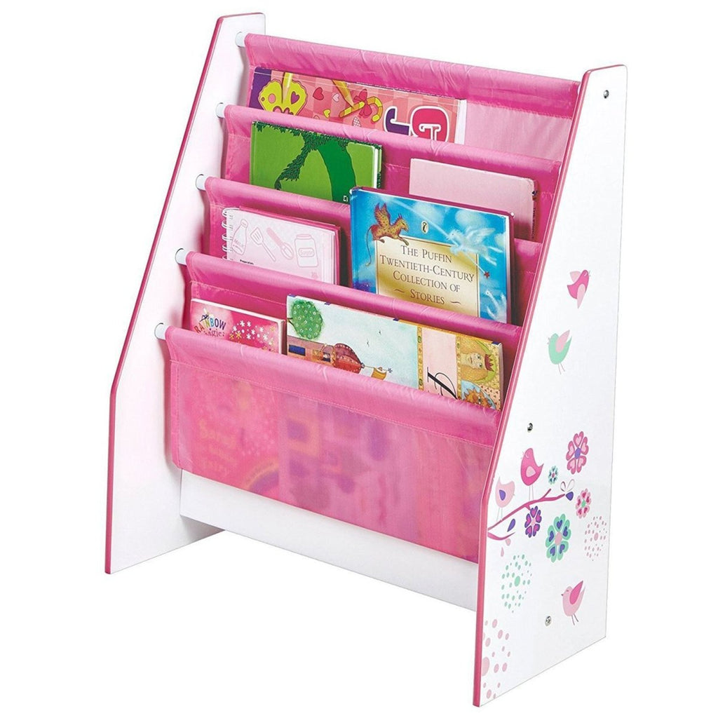 Hello Home Kids Sling Bookcase - Flowers and Birds