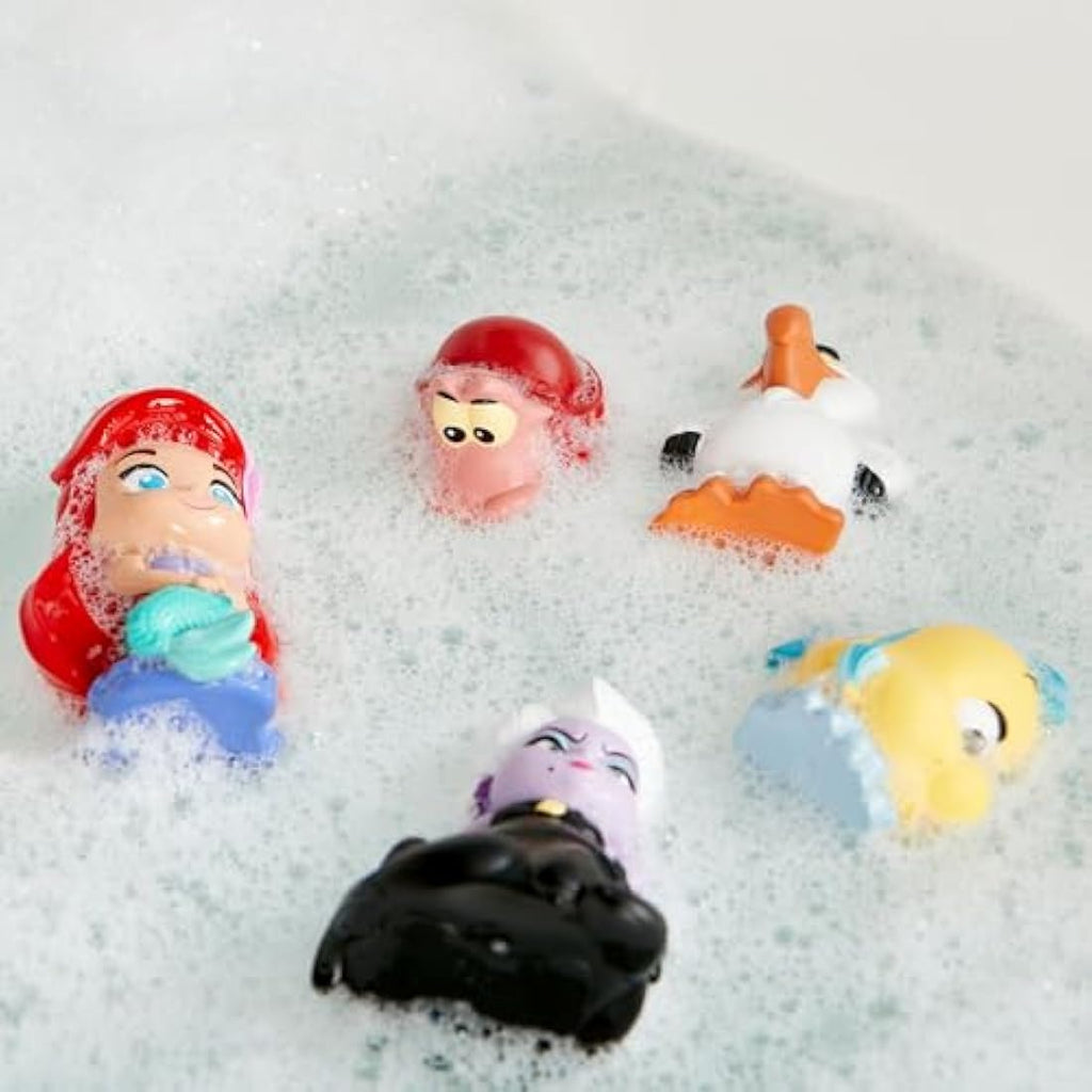 Disney The Little Mermaid Bath Toy Set - 5 Pc. Figure Set with Bucket