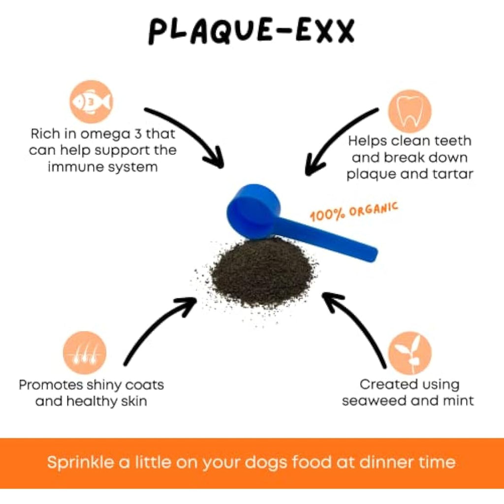 PlaqueExx Pet Plaque and Tartar Remover with Mint - 100g