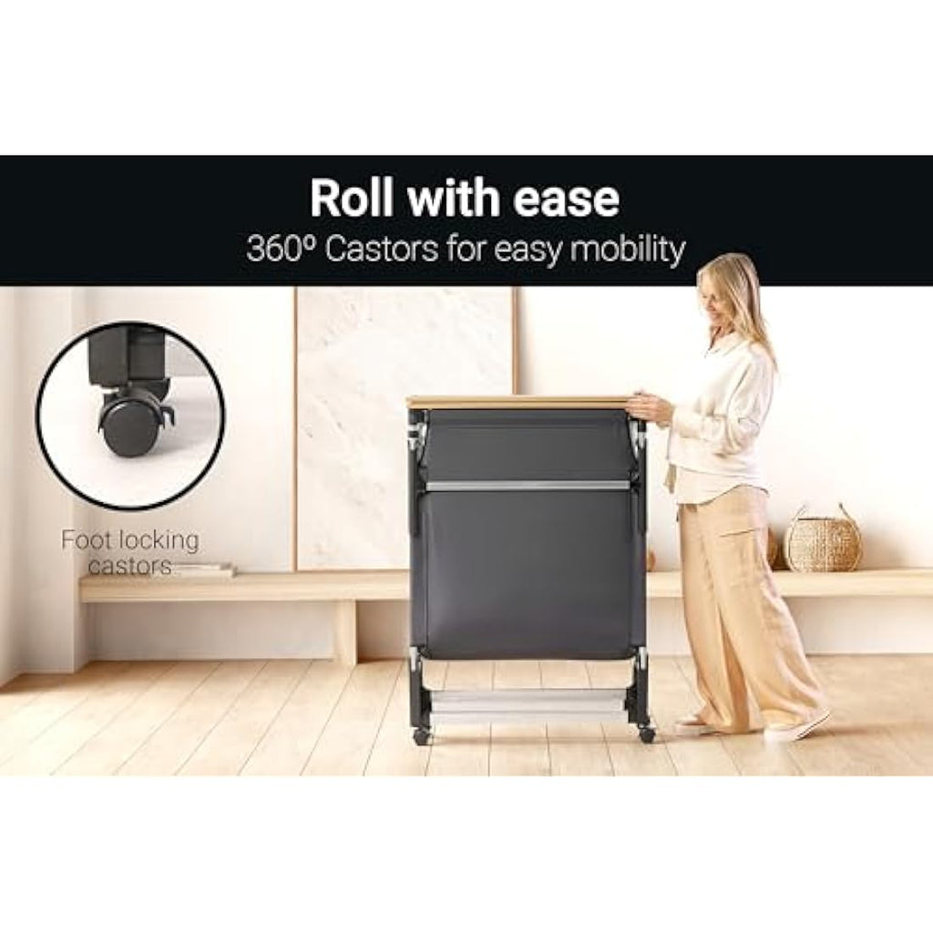 JAY-BE GP80 Single Folding Guest Bed | e-Pocket Sprung Mattress